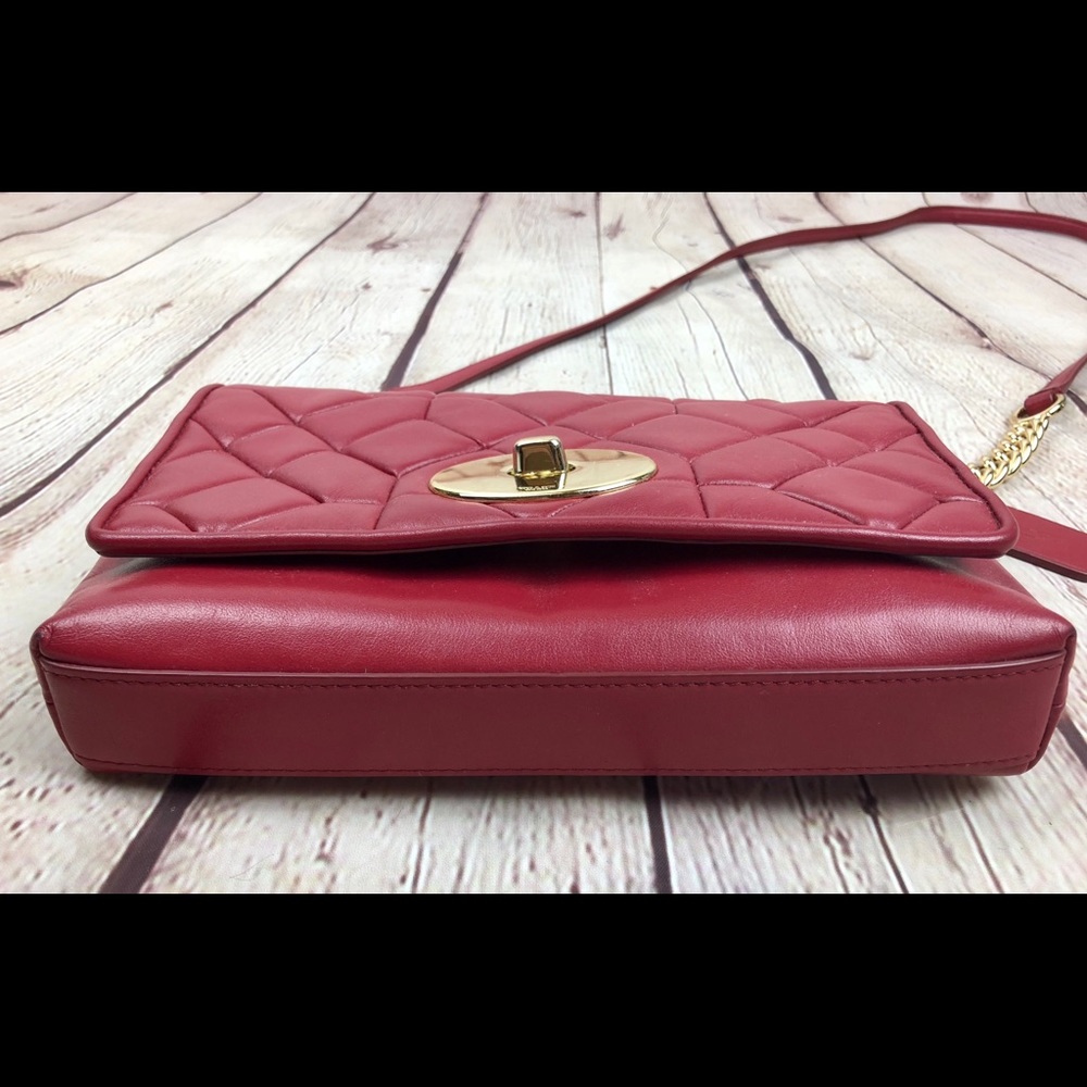 Authentic Red Coach Crossover Purse - Picture 5 of 8